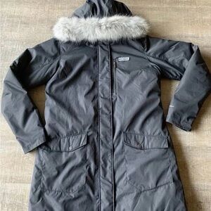 Columbia Suttle Mountain women’s  Dark Gray thermal coat